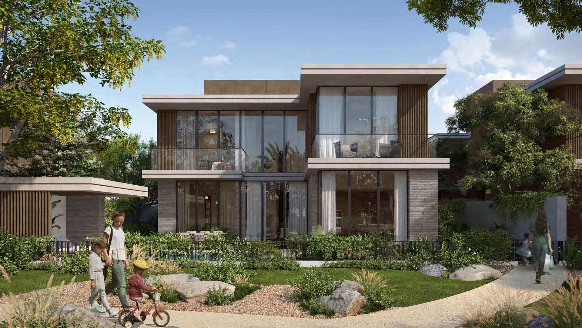 Athlon — villa garden elevation