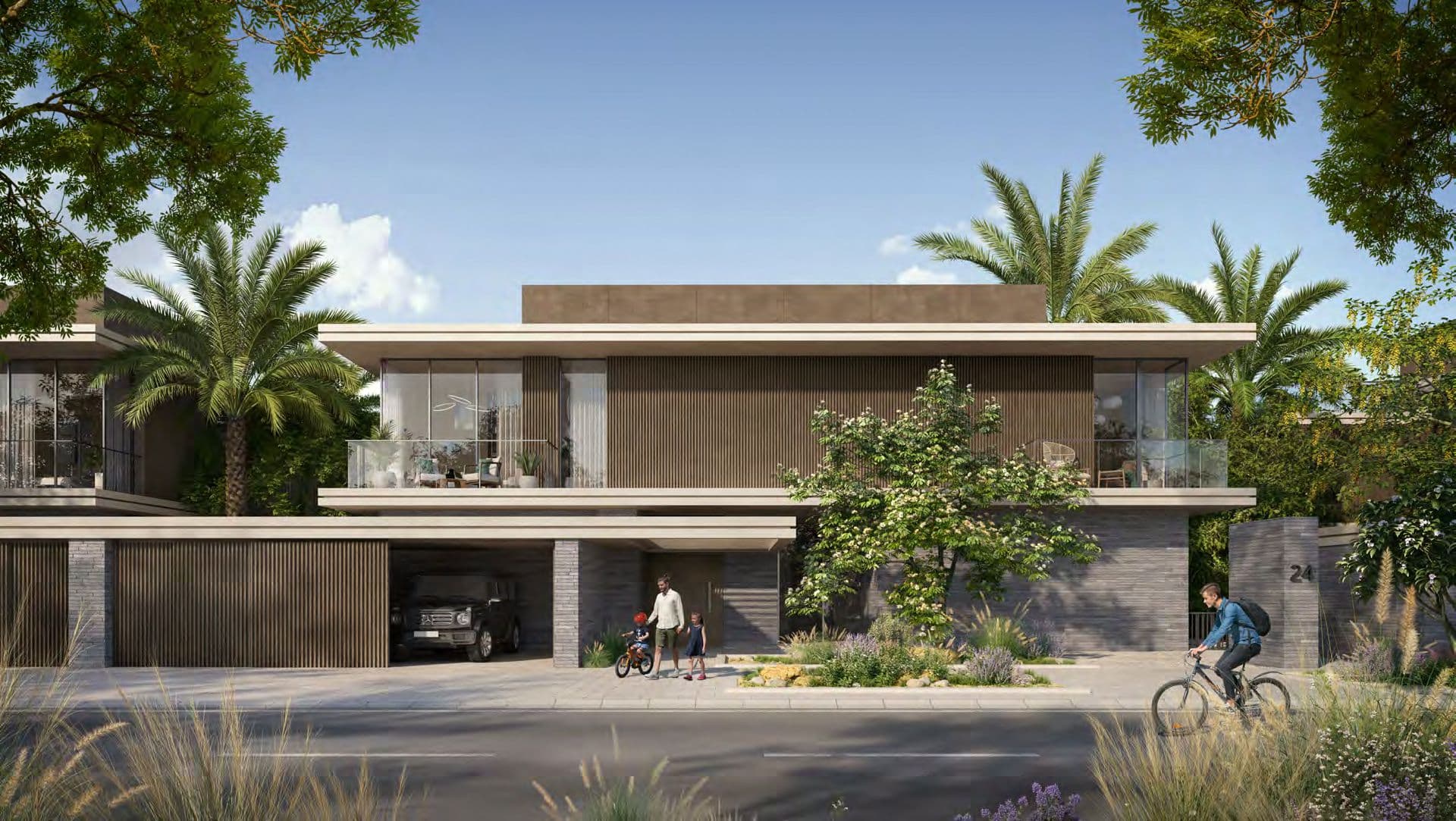 Athlon — villa street elevation
