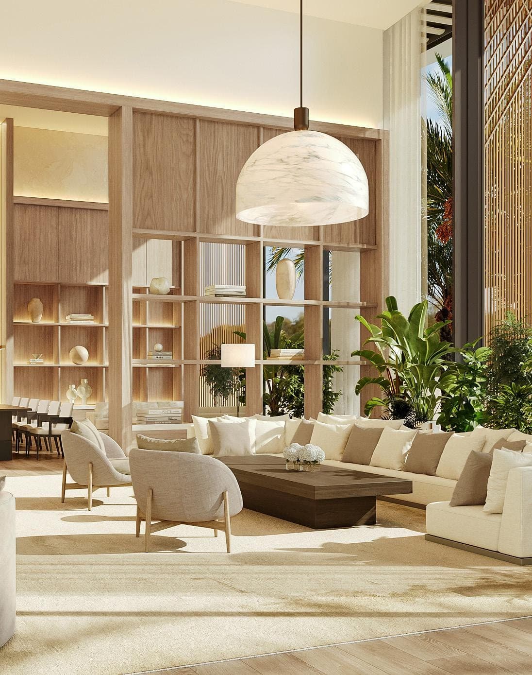 The Dubai Beach EDITION — residence living room