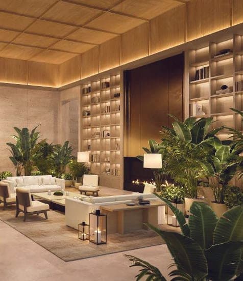 The Dubai Beach EDITION — residents lobby lounge
