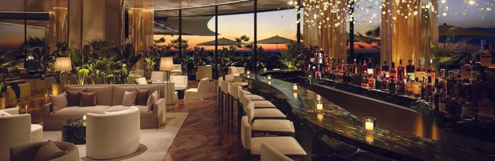 The Dubai Beach EDITION — sunset bar lounge