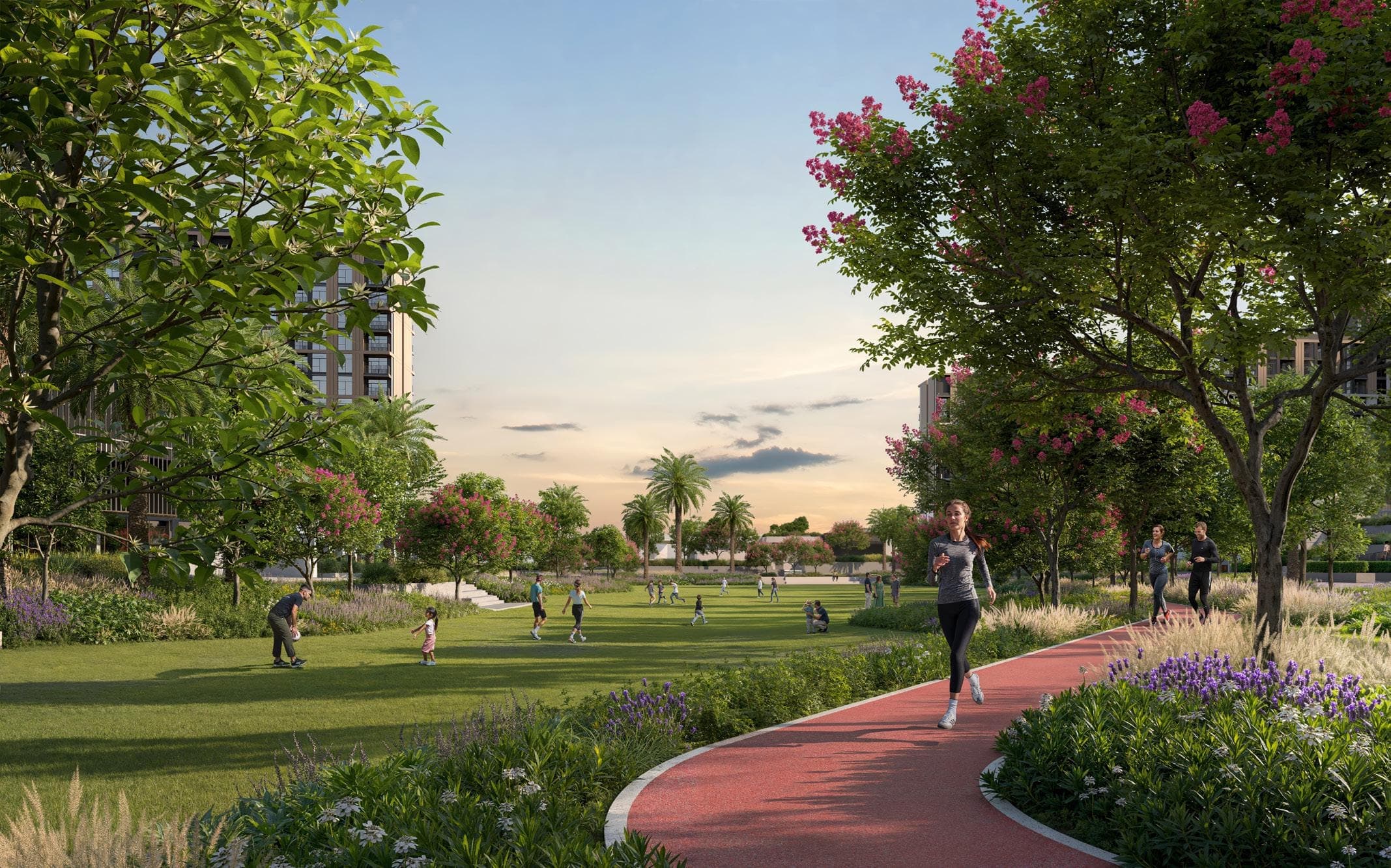 Terra Woods — park running track