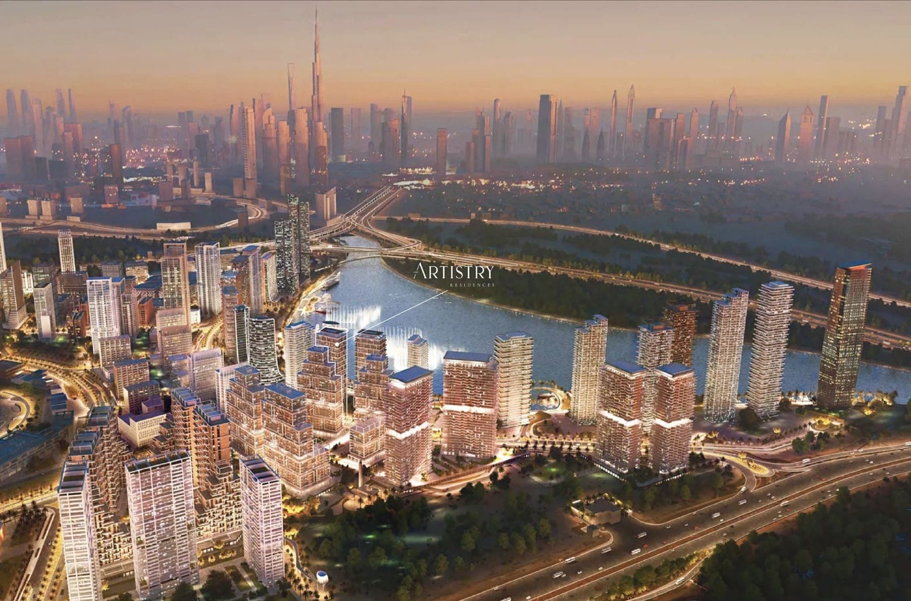 The Artistry — masterplan aerial