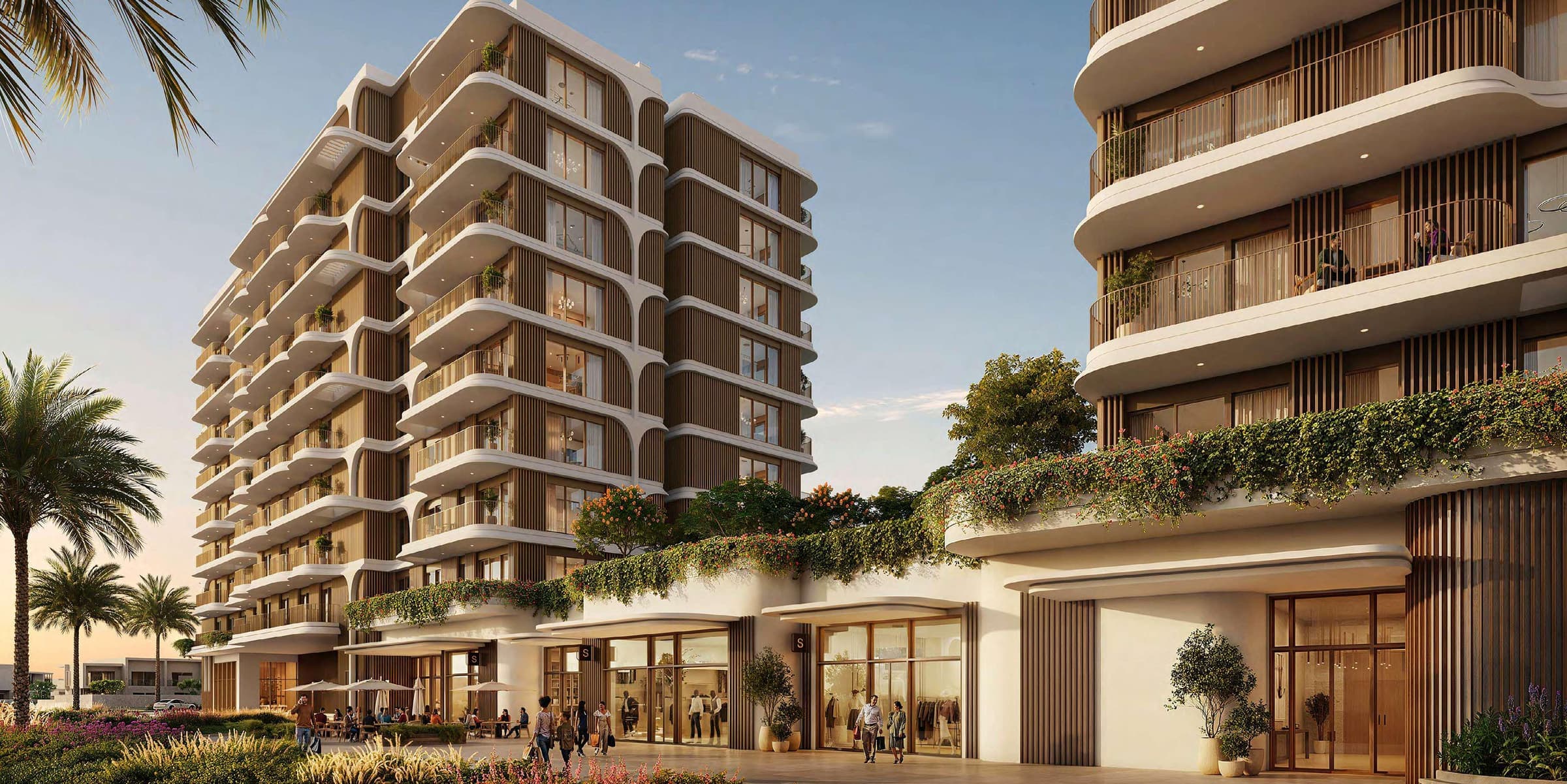 Yas Point — building and retail