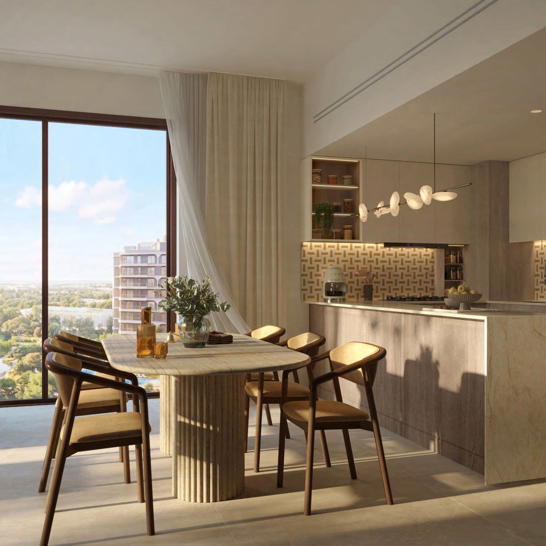 Yas Point — kitchen and dining