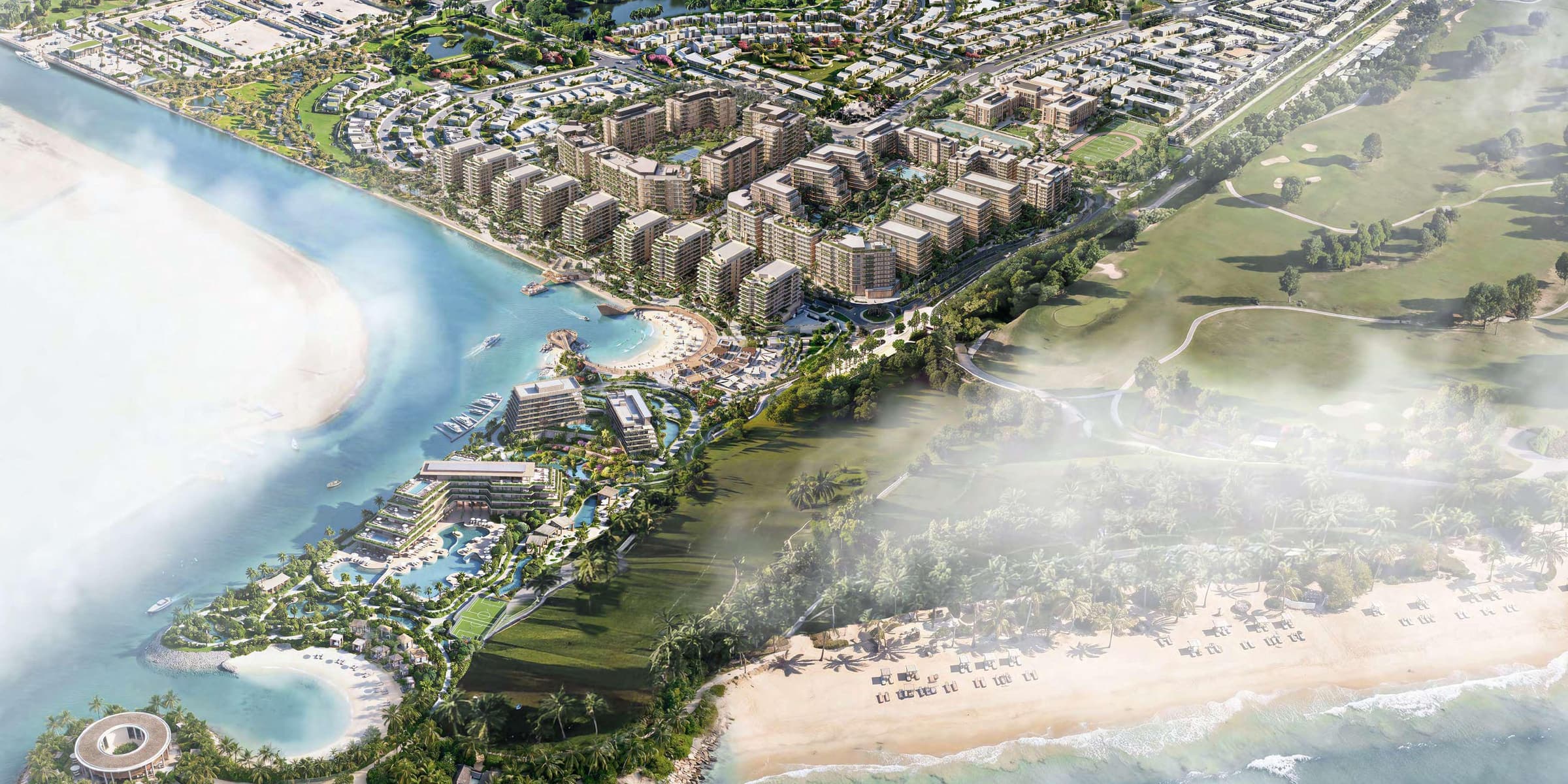Yas Point — masterplan aerial